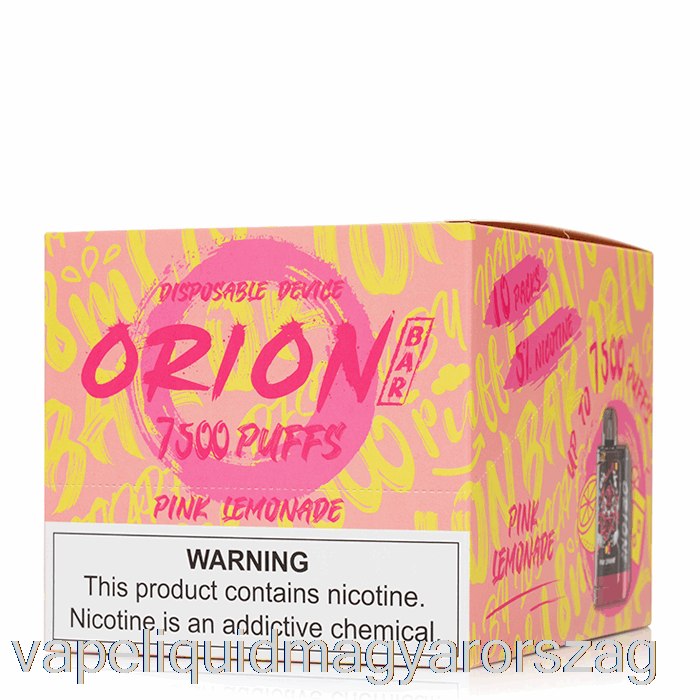 [10 Csomag] Elveszett Vape Orion Bar 7500 Eldobható Vape E Cigi